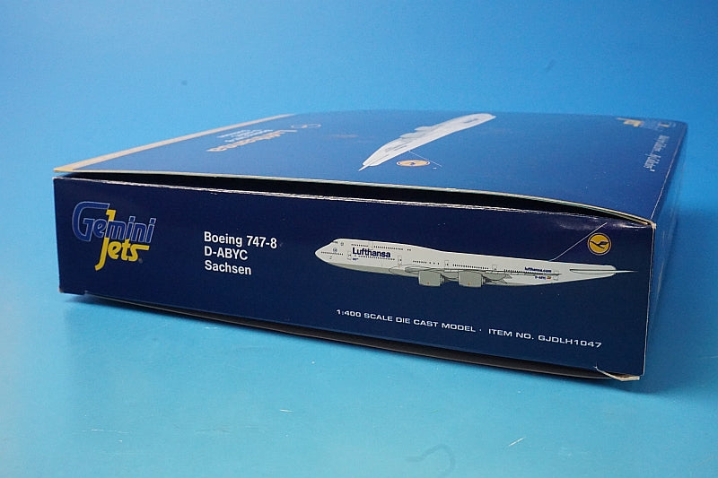 1:400 B747-8 Lufthansa Sachsen D-ABYC GJDLH1047 Gemini