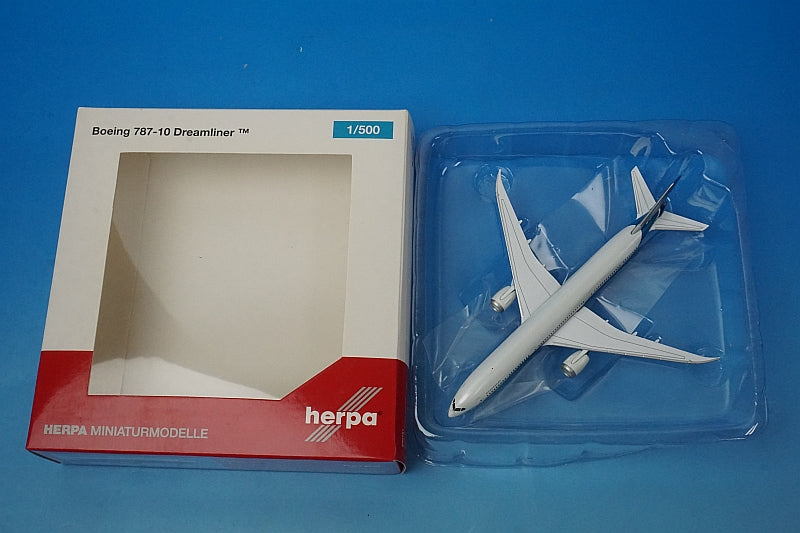 1:500 B787-10 Boeing Dreamliner N528ZC 530781 Herpa airplane model