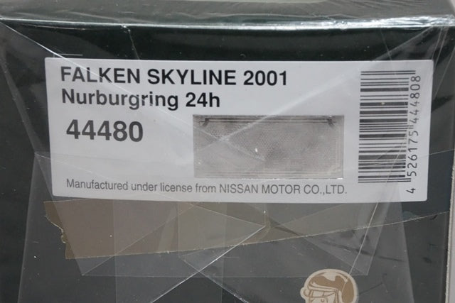 1:43 EBBRO 44480 FALKEN Skyline Nurburgring 24h 2001 #44 model car