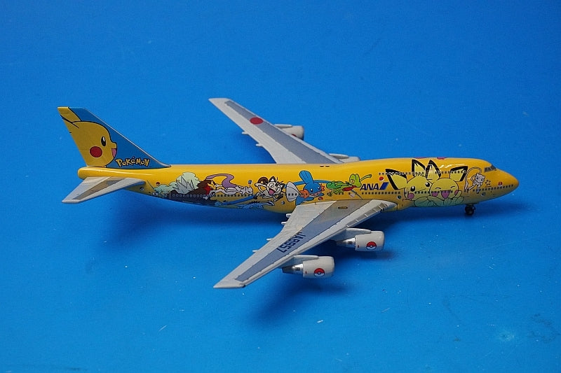 1:500 B747-400 Pokemon Pikachu Jumbo JA8957 NH50030 ANA airplane model