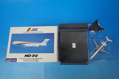 1:500 MD-90 JAS Akira Kurosawa Unit 3 JA8063 JD51008 JALUX airplane model