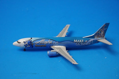 1:400 B737-400 Alaska MAKE A WISH Disneyland N706AS GJASA748 Gemini airplane model