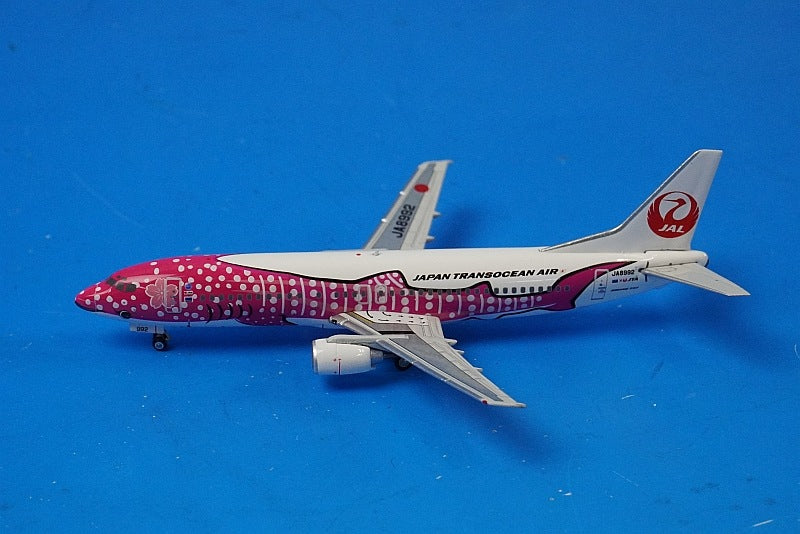 1:400 B737-400 JTA Whale Jet No. 2 Sakura Whale Jet JA8992 10985 Phoenix airplane model