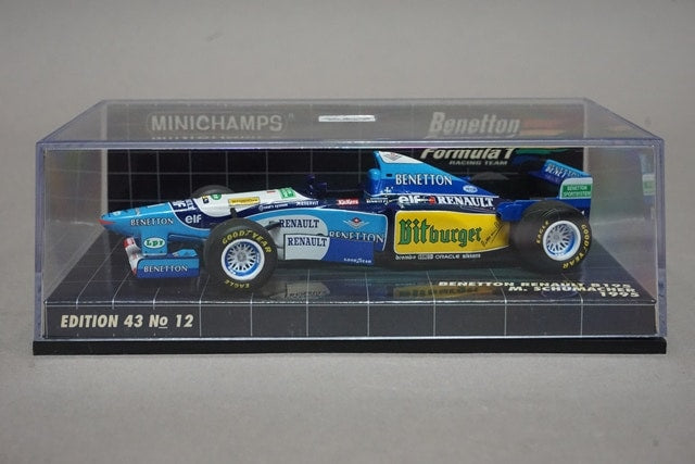 1:43 MINICHAMPS 400950001 Benetton Renault B195 1995 #1 M. Schumacher model car