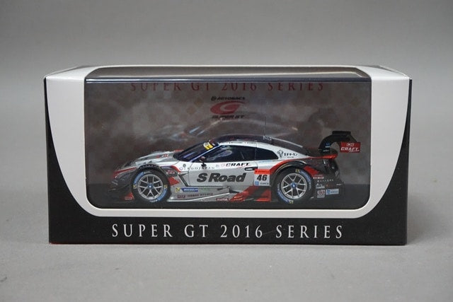 1:43 EBBRO 45382 Nissan S Road CRAFTSPORTS GT-R Super GT500 Rd.1 Okayama 2016 #46