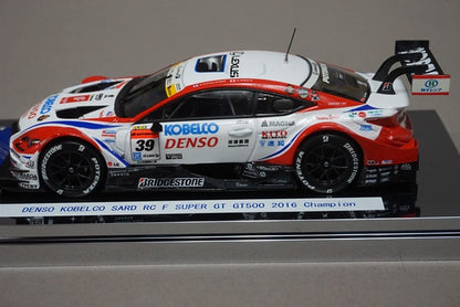 1:43 EBBRO 45378 DENSO Kobelco SARD RC F Super GT500 Champion 2016 #39 model car