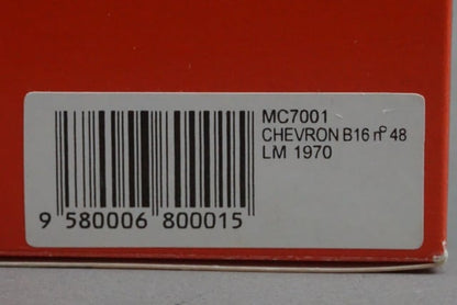 1:43 SPARK MC7001 Chevron B16 Le Mans 1970 #48 model car