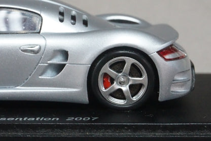 1:43 SPARK S0714 RUF CTR 3 Presentation 2007 Silver model car