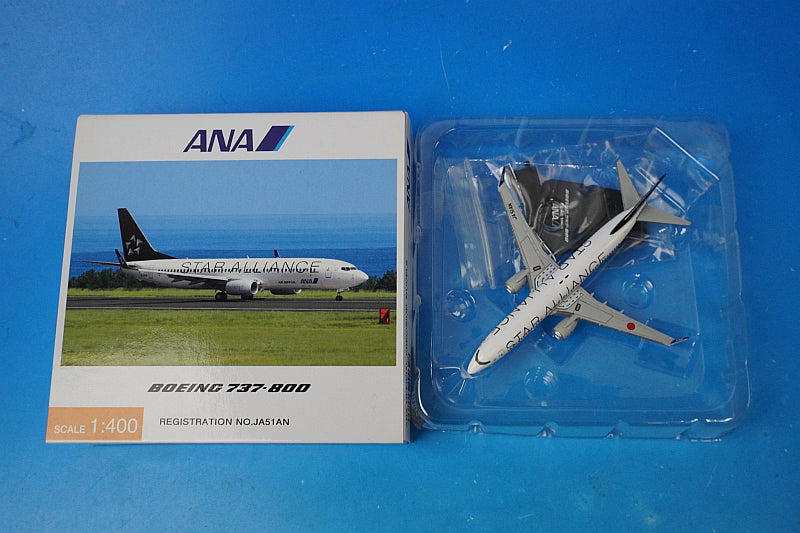 1:400 B737-800 ANA Star Alliance JA51AN NH40032 ANA airplane model 1:400 B737-800 ANA Star Alliance JA51AN NH40032 ANA airplane model