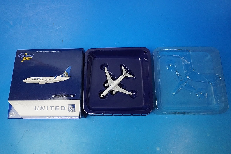 1:400 B737-700 United N12754 GJUAL1601 Gemini airplane model