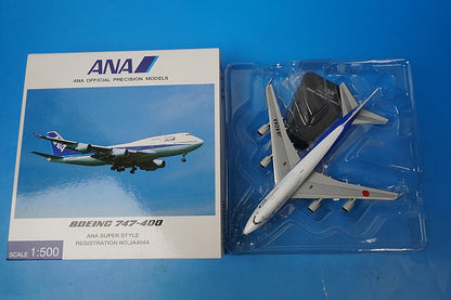 1:500 B747-400 ANA SUPER STYLE JA404A NH50024 ANA airplane model