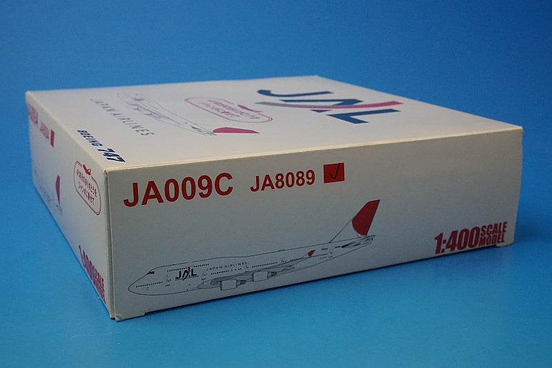 1:400 B747-400 JAL Arc Painting JA8089 JA009C Jet-x airplane model