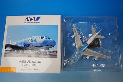 1:400 A380-841 ANA FLYING HONU ANA blue with WiFi radome gear JA381A NH40099 ANA