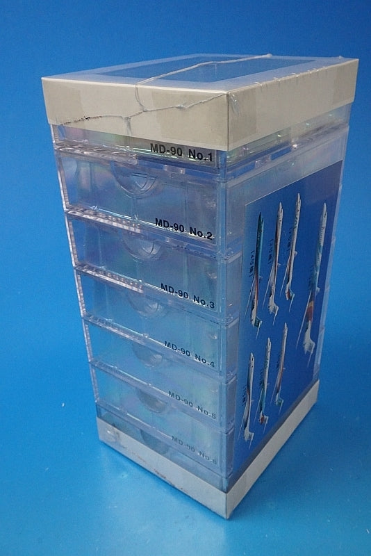 1:500 MD-90 Series Mini Airplane Model JAS Akira Kurosawa 7-Piece Set Other airplane model
