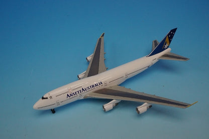 1:400 B747-412 Ansett Australia VH-ANA 55216 Dragon airplane model