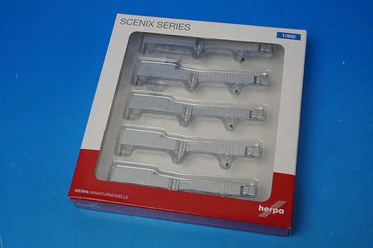 1:500 Airport Diorama Accessory No. 5 Single Boarding Bridge 5-piece set 519694 Herpa airplane model