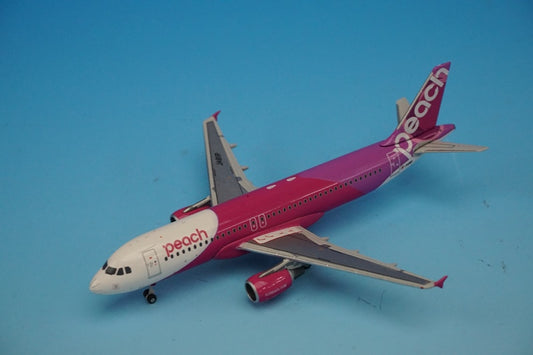 1:400 A320-200 Peach No.11 JA811P MM40004 Gemini airplane model