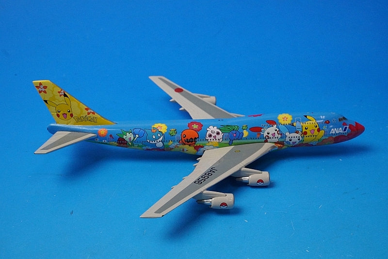 1:400 B747-400 ANA Pokemon Flower Jumbo JA8956 10034 Phoenix airplane model