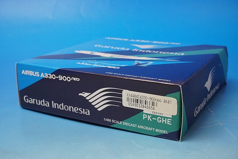 1:400 A330-900neo Garuda Indonesia Great Experience with A330-900neo PK-GHE XX4484 JC Wings airplane model