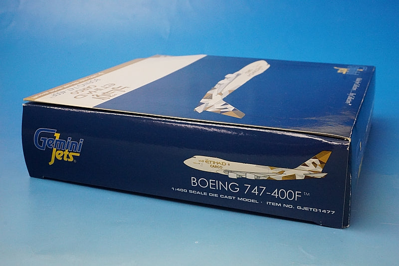 1:400 B747-400F Etihad Cargo N476MC GJETD1477 Gemini airplane model