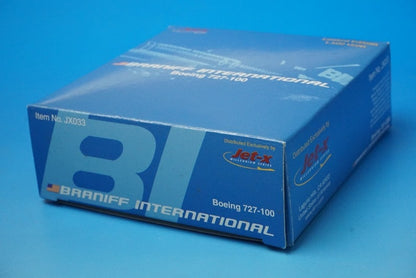 1:400 B727-100 Braniff International Blue N309BN JX033 Jet-x airplane model