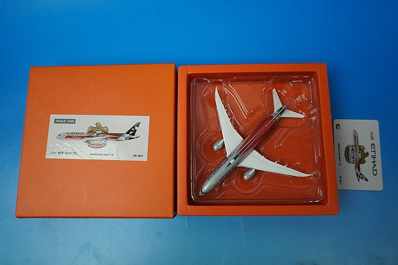 1:400 B787-9 Etihad Formula 1 2018 with antenna A6-BLV EW4789002 JC Wings airplane model