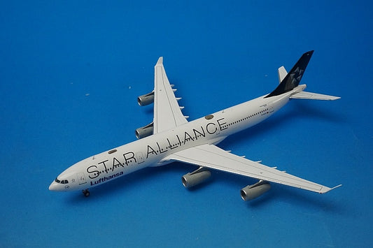 1:400 A340-300 Lufthansa Star Alliance D-AIGN EW4343001 JC Wings airplane model