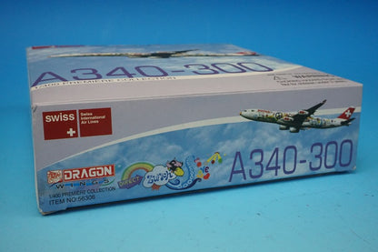 1:400 A340-300 Swiss International Airlines Flower Power HB-JMJ 56306 Dragon