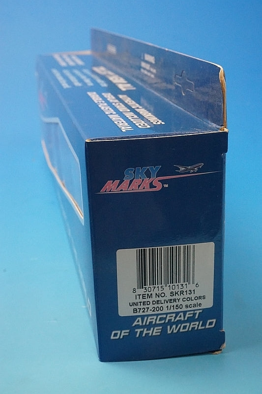 1:150 B727-200 United Delivery Colors N7646U SKR131 SKYMARKS airplane model