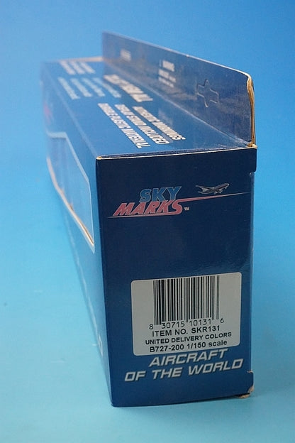 1:150 B727-200 United Delivery Colors N7646U SKR131 SKYMARKS airplane model