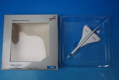 1:500 Tupolev TU-144 Aeroflot CCCP-77101 519168 Herpa airplane model
