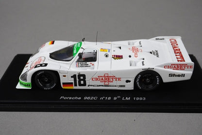 1:43 SPARK S1918 Porsche 962C #18 9th LM 1993 model car
