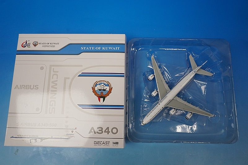 1:400 A340-500 Kuwait Government VIP Plane 9K-GBA XX40053 JC Wings airplane model