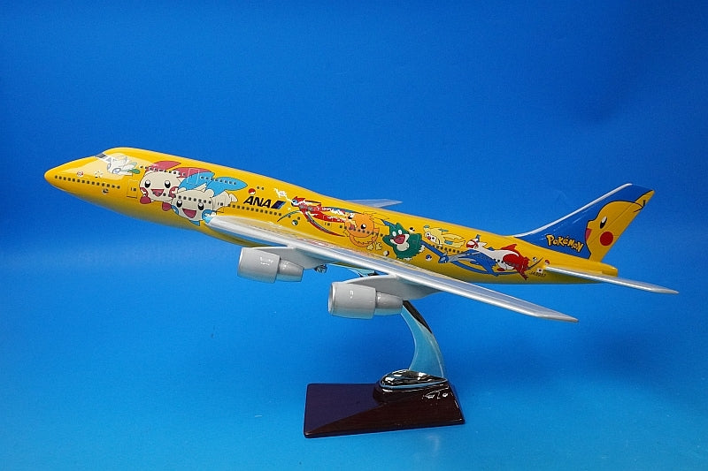 1:155 B747-400 ANA Pokemon Pikachu Jumbo JA8957 airplane model