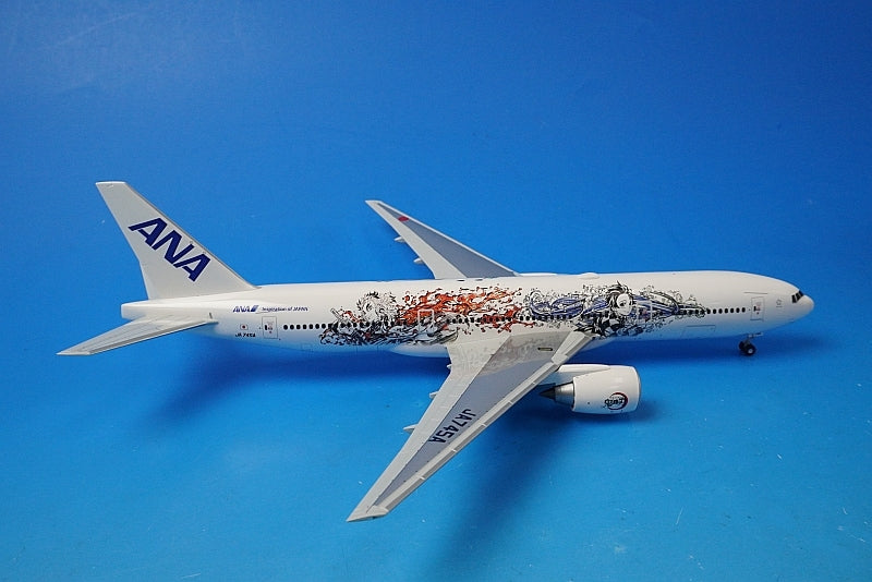 1:200 B777-200ER ANA Kimetsu no Yaiba Jetsan WiFi with radome and gear JA745A NH20197 ANA airplane model