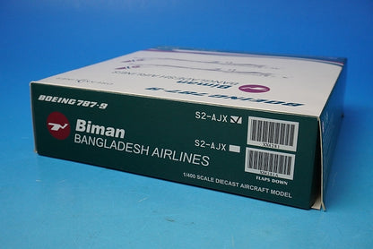 1:400 B787-9 Biman Bangladesh S2-AJX XX4281 JC Wings airplane model