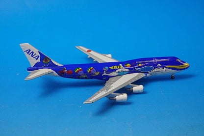 1:400 B747-400 ANA Marine Jumbo JA8963 55888 Dragon airplane model