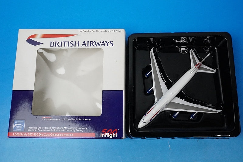 1:500 B747-400 British G-BNLA IF5744005 INFLIGHT airplane model