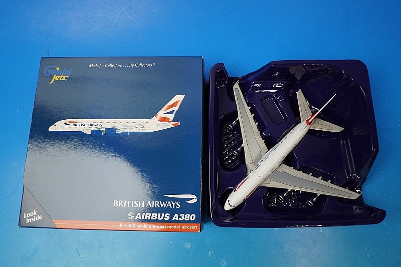 1:400 A380-800 British G-XLEA GJBAW1087 Gemini airplane model