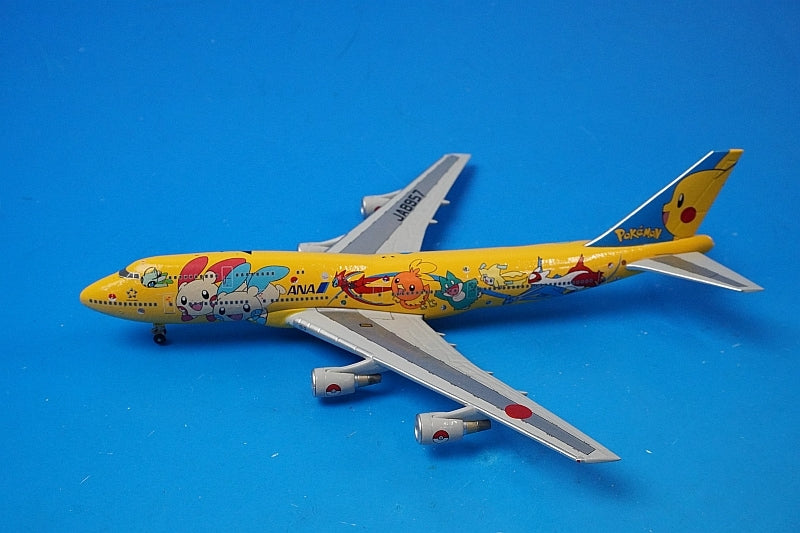 1:400 B747-400 ANA Pokemon Pikachu Jumbo JA8957 MAGIC MODEL airplane model