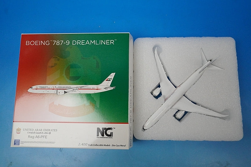 1:400 B787-9 UAE United Arab Emirates A6-PFE 55042 NG Model airplane model