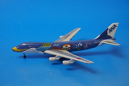 1:500 B747-400D ANA Marine Jumbo JA8963 C&C airplane model