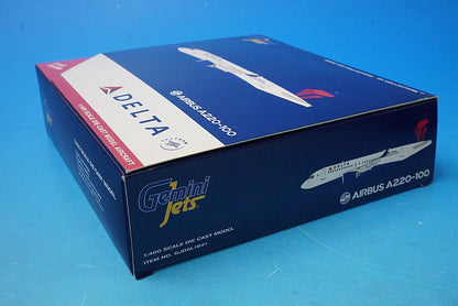 1:400 A220-100 Delta N102DU GJDAL1841 Gemini airplane model