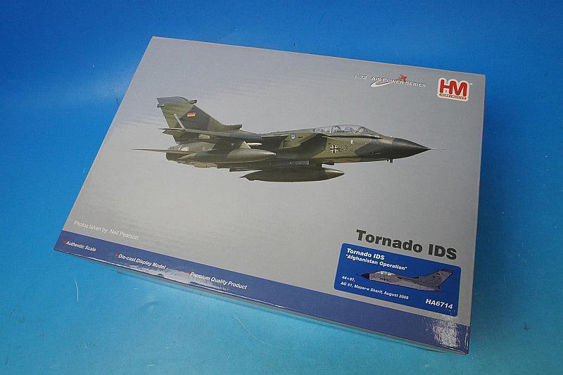 1:72 Tornado IDS (Attack Type), German Air Force, 51st Reconnaissance Wing, Immelmann, during the Afghanistan campaign, Mazar-i-Sharif base, 44+97 HA6714 Hobby Master airplane model