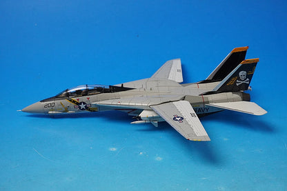 1:72 F-14A US Navy Fighter Squadron 84 Jolly Rogers, based on the aircraft carrier USS Nimitz AJ200 #160393 HA5203 Hobby Master airplane model