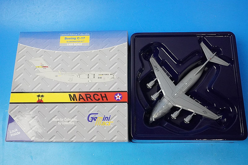 1:400 C-17 Globemaster, U.S. Air Force, March Air Force Base GMUSA015 Gemini
