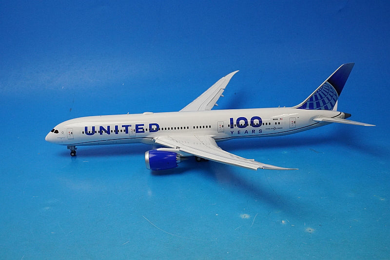 1:200 United Airlines Boeing 787-9 "100 Years" (Flaps Down) N61101 G2UAL1258F Gemini airplane model (コピー)