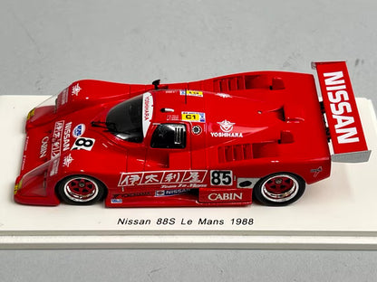 1:43 Spark S4396 Nissan 88S Le Mans 1988 #85 M. Troll / D. Ongais / Toshio Suzuki