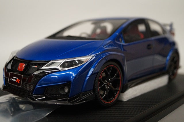 19C03-03 onemodel 1:18 Honda Civic FK2 Brilliant Sport Blue Metallic