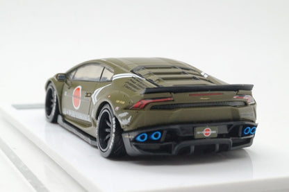 LB610-024 LB PERFORMANCE 1:64 LIBERTY WALK LB WORKS Huracan LP610 Green Fighter